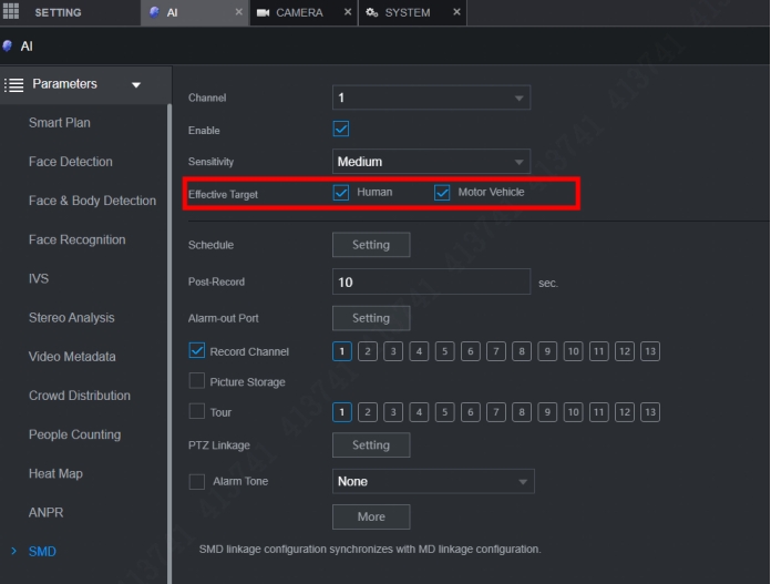 How to set SMD function Default value