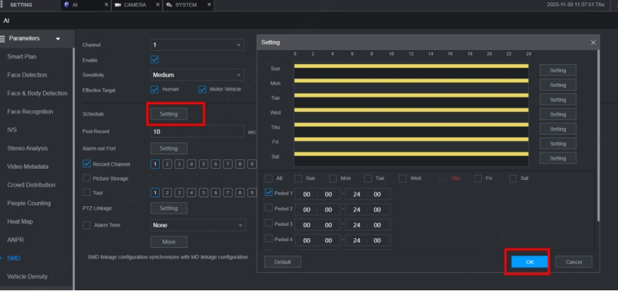 How to set SMD function