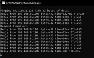ping but no stream