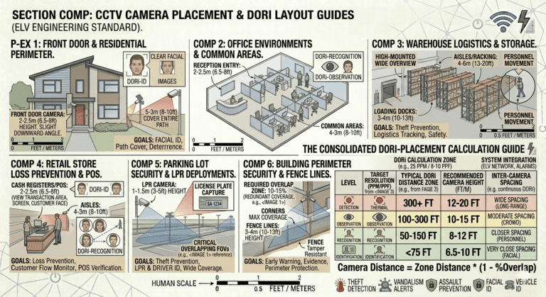 CCTV Camera Placement Guide: Angles, Heights & Coverage - techubox.com