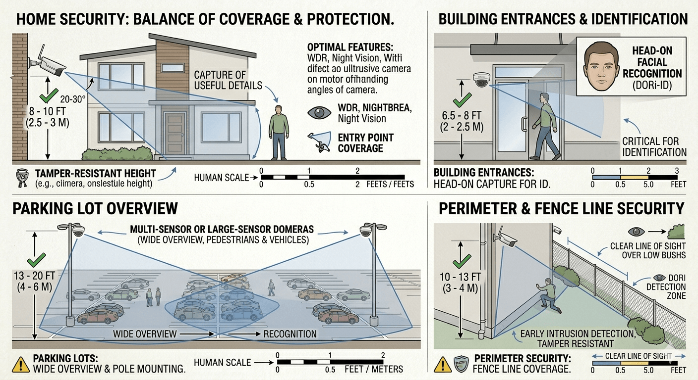 CCTV Camera Placement Guide: Angles, Heights & Coverage - techubox.com