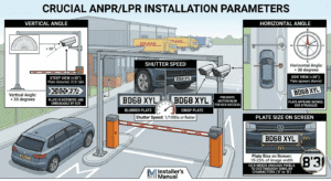 ANPR & LPR camera system with Arm barrier Connected