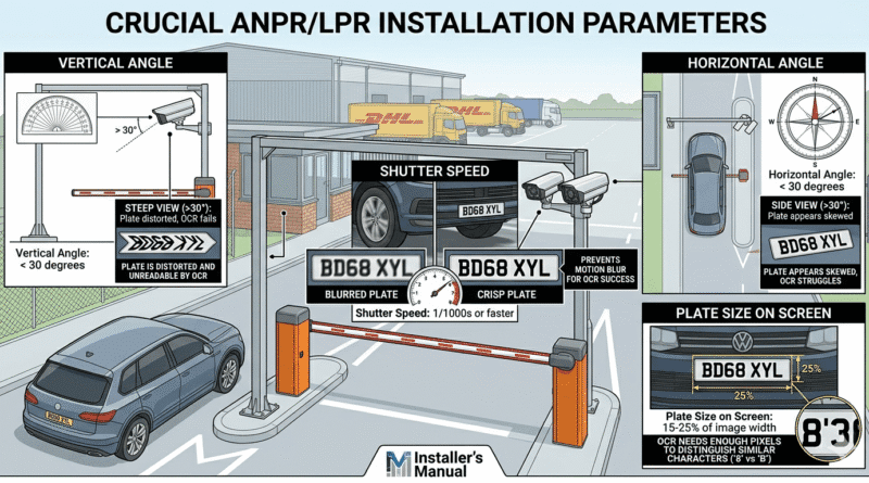 ANPR & LPR camera system with Arm barrier Connected