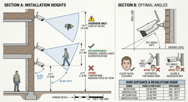 CCTV Camera Placement Guide: Angles, Heights & Coverage - techubox.com
