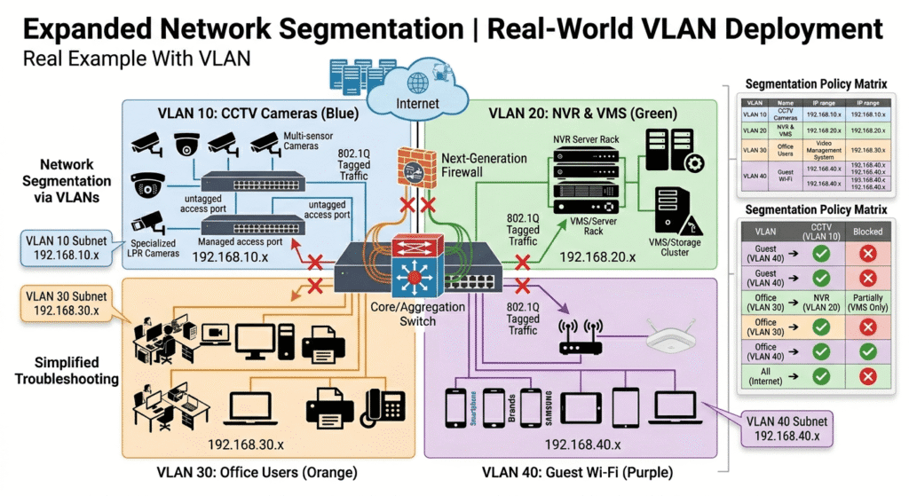 Real world example of VLAN