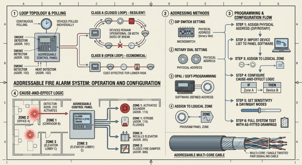 Addressable vs Conventional Fire Alarm Systems: Engineer's Guide ...
