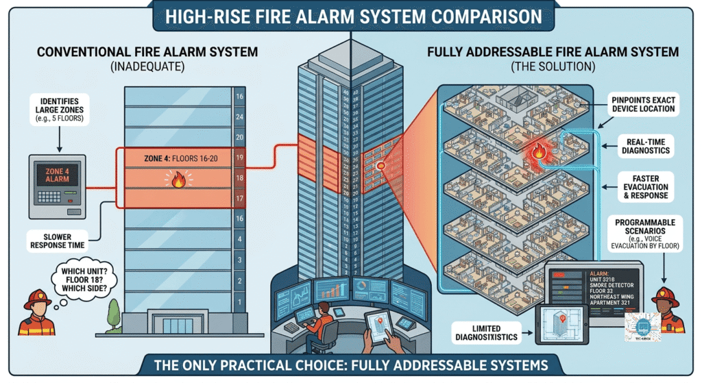 High rise Building Fire