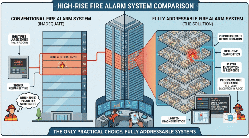 High rise Building Fire