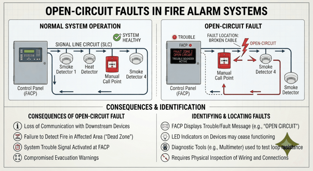 OpenCircuit in Fire Alarm